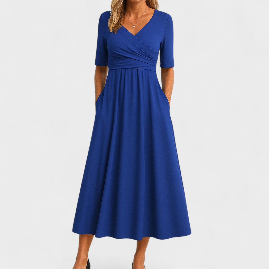 Seraphina | Vestido Midi Feminino Decote V