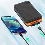 Tessa | Powerbank Solar 25000mAh | Carregamento Rápido, 4 Painéis Solares, USB-C