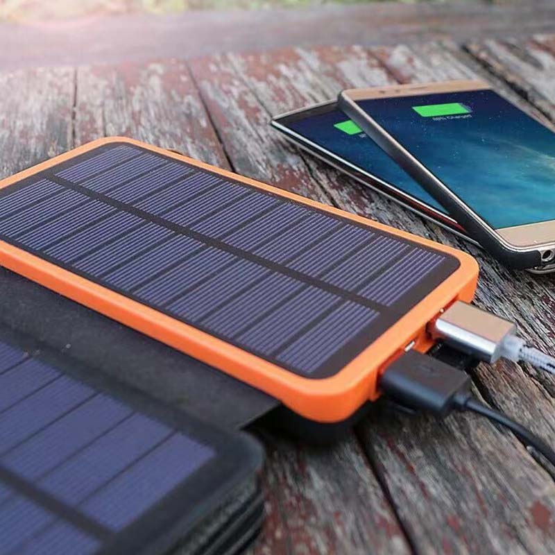 Tessa | Powerbank Solar 25000mAh | Carregamento Rápido, 4 Painéis Solares, USB-C