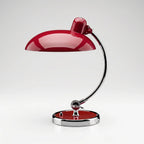 Noor | Candeeiro de Mesa com Braço Ajustável | Design Retro, Cúpula Clássica | Metal Resistente