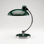 Noor | Candeeiro de Mesa com Braço Ajustável | Design Retro, Cúpula Clássica | Metal Resistente