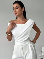 Bexcellent | Blusa Feminina Drapeada nos Ombros
