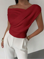 Bexcellent | Blusa Feminina Drapeada nos Ombros