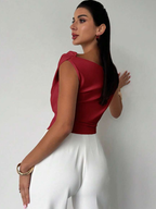 Bexcellent | Blusa Feminina Drapeada nos Ombros
