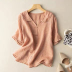 Wren | Blusa Feminina Casual com Botões Relaxed Fit