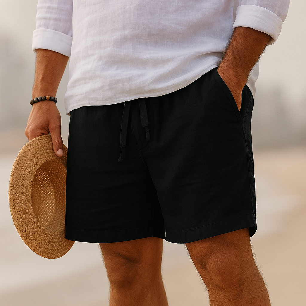 Halcyon | Calções de Linho e Algodão Masculinos