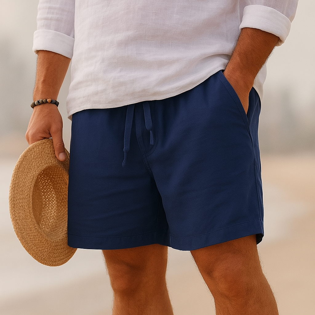 Halcyon | Calções de Linho e Algodão Masculinos