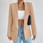 Blazer Feminino Gola Lapela Estruturado