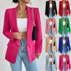 Blazer Feminino Gola Lapela Estruturado