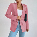 Blazer Feminino Gola Lapela Estruturado