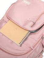 Calla | Mochila Escolar Meninas Impermeável Rosa com Compartimento Laptop