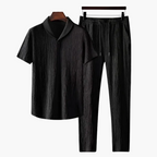 Anneke | Conjunto de Algodão Masculino Camisa e Calças