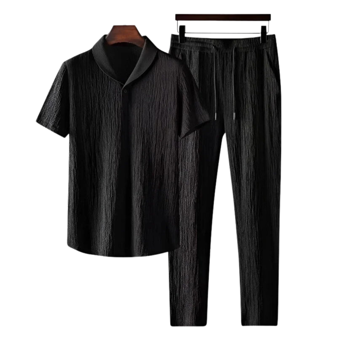 Thalia | Conjunto Masculino Polo e Calça de Algodão