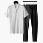 Anneke | Conjunto de Algodão Masculino Camisa e Calças
