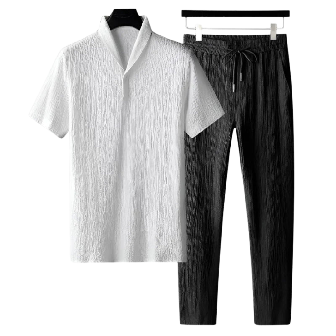 Thalia | Conjunto Masculino Polo e Calça de Algodão