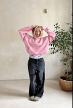 Mulher Hoodie Mix de Algodão Com Amor
