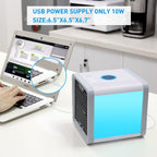 Wynne | Ar Condicionado Portátil 3 em 1 | Refrigerador, Humidificador e Purificador | USB, 500ml