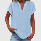 Posy | Blusa Feminina Manga Curta Decote V