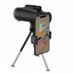 Giselle | Telescópio Monocular Portátil | Visão Noturna, Impermeável, 12x Zoom | Preto