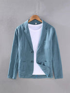 Inez | Blazer Masculino Linho Sem Forro Casual