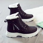 Botas de Inverno Femininas Forradas Antiderrapantes