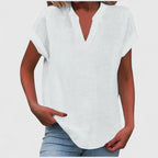 Posy | Blusa Feminina Manga Curta Decote V