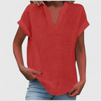 Posy | Blusa Feminina Manga Curta Decote V