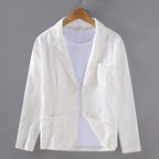 Inez | Blazer Masculino Linho Sem Forro Casual