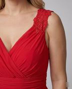 Luna | Vestido de Noite Feminino Decote V Longo