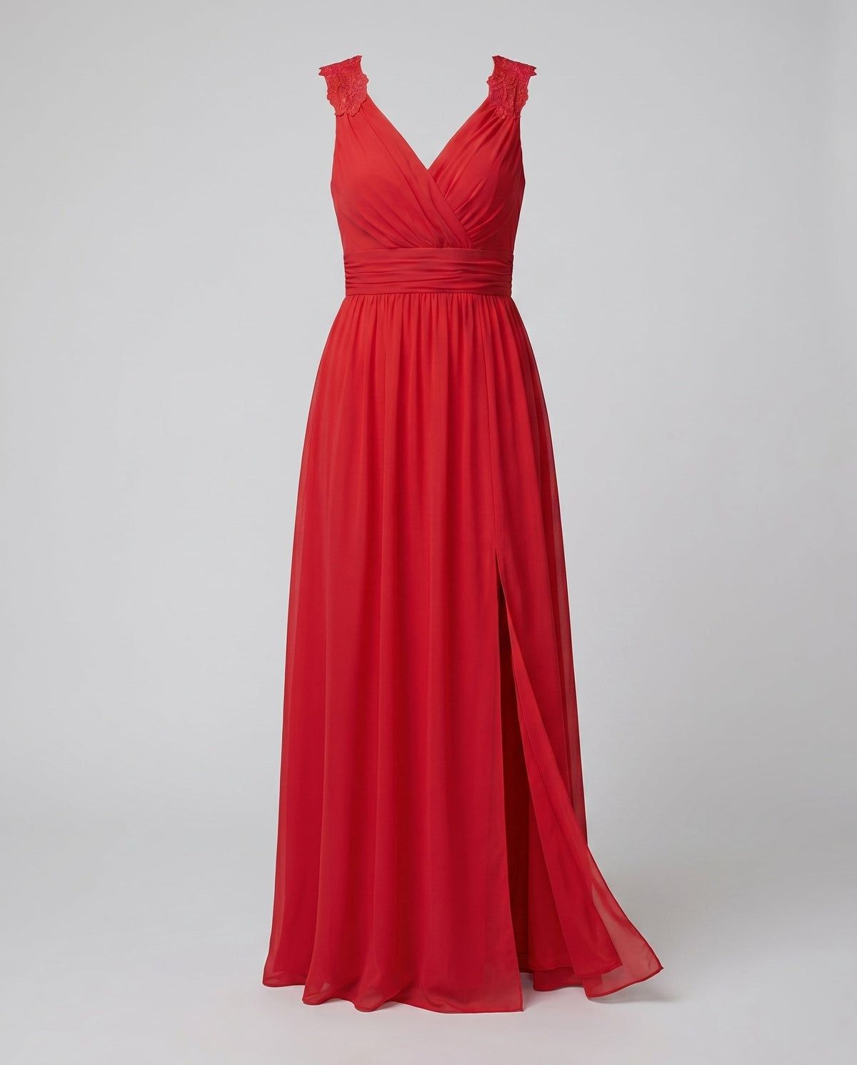 Luna | Vestido de Noite Feminino Decote V Longo