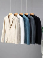 Inez | Blazer Masculino Linho Sem Forro Casual