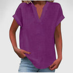 Posy | Blusa Feminina Manga Curta Decote V