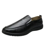 Mocassins de Couro para Homem | Confortável, Preto e Marrom