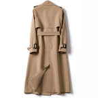 Marlow | Mulher Trench Coat Vintage Cintura Definida