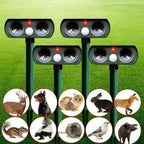 Jolie | Repelente Solar de Animais | Ultrassônico, Infravermelho, 110° PIR | Jardim Seguro