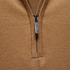 Romy | Homem Polo Malha Gola com Fecho Zip Regular Fit