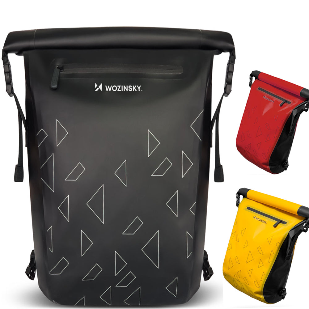 Hazel | Mala de Bicicleta 3 em 1 | Para Bagageira, Mochila ou Mão | 23L, Impermeável