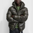 Ottavia | Homem Puffer Jacket com Capuz