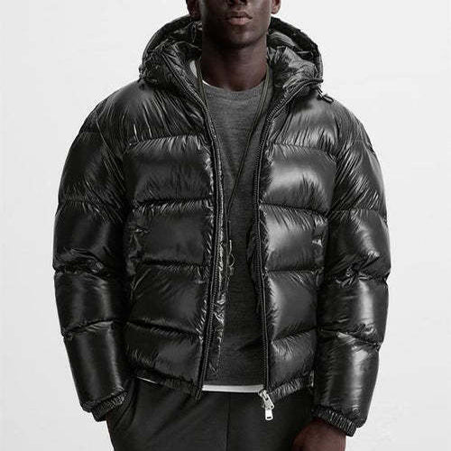 Ottavia | Homem Puffer Jacket com Capuz