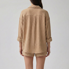 Conjunto Feminino Shorts | Blusa Oversized Alta Cintura | Relaxado