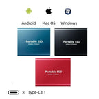 Nora | SSD Externa 128TB | Armazenamento Ultrarrápido, USB 3.1 e USB-C | Compacta e Resistente