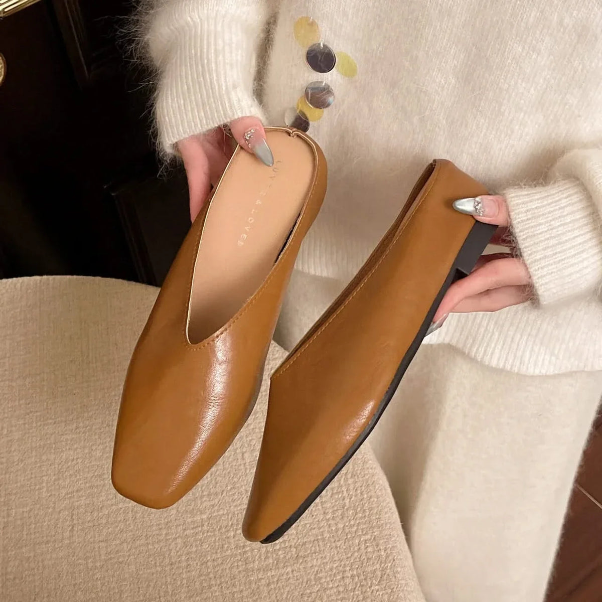 Aria | Sapatilhas Rasas Femininas Slip-On