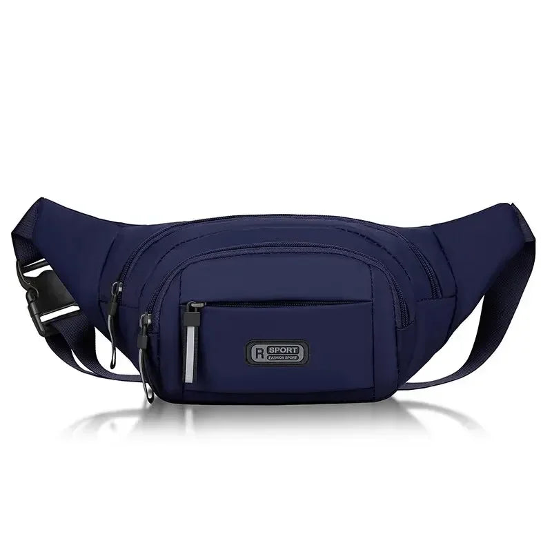 Bolsa de Cintura Masculina | Antifurto, Ultrafina | Tecido Canvas