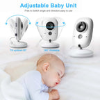 Rosalind | Babyfone com Vídeo 3,5" | Visão Noturna, Áudio Bidirecional | Monitor de Bebé