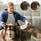 Sage | Escova Elétrica a Vapor 3 em 1 para Animais | Cuidado, Massagem e Remoção de Pelo