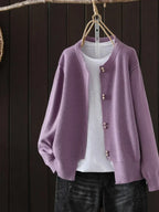 Luna | Cardigan Feminino com Botões