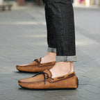 Thea | Mocassins Couro Leve Bico Redondo