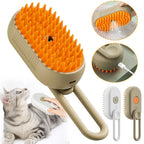 Sage | Escova Elétrica a Vapor 3 em 1 para Animais | Cuidado, Massagem e Remoção de Pelo