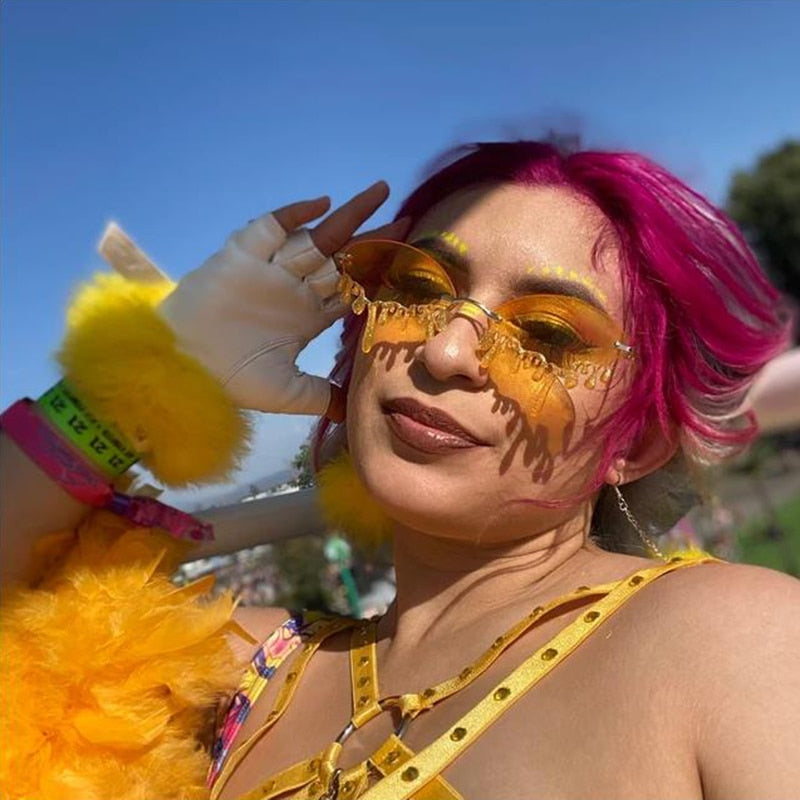 Thea | Óculos de Sol Glitter Festivo