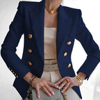 Blazer Feminino | Ombros Estruturados, Corte Elegante | Botão Único, Social
